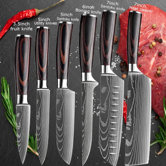 Faca japonesa Santoku  profissional