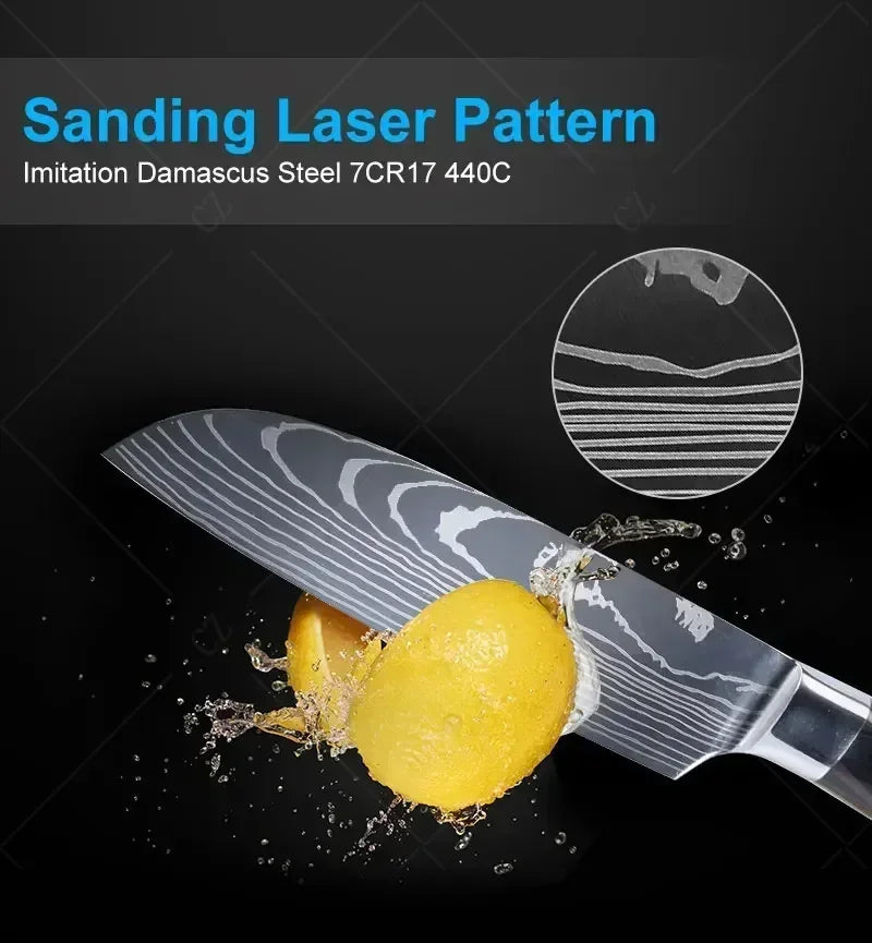 Faca japonesa Santoku  profissional